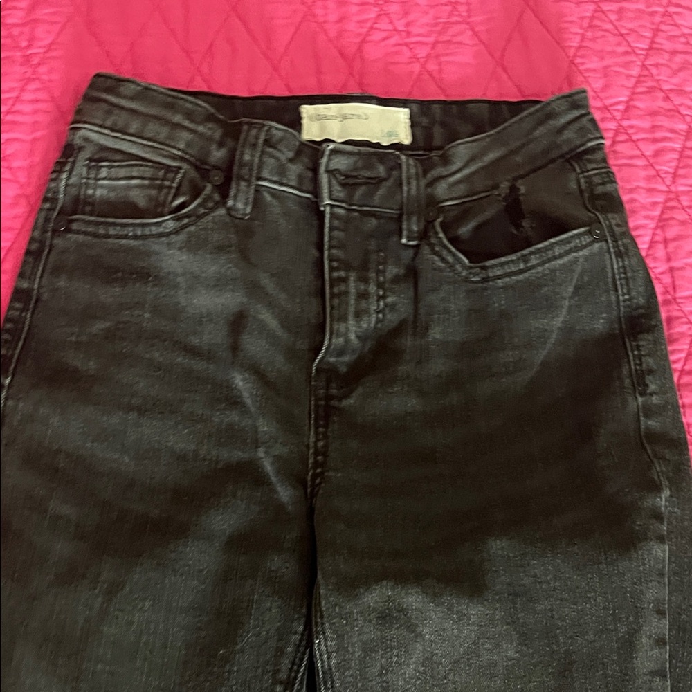 Women's Black Flare Jeans